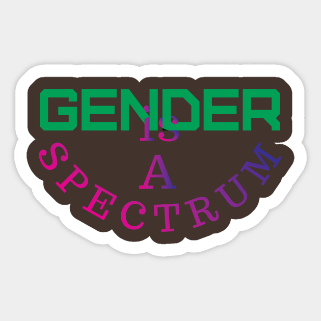 Gender is a spectrum Sticker by Yourmung